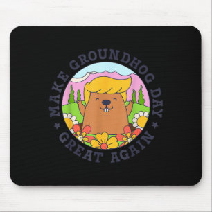 Black Woman With Red Ribbons Butterflies Hair Hear Mouse Pad