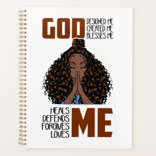 Black women African American melanin sista queen Planner
