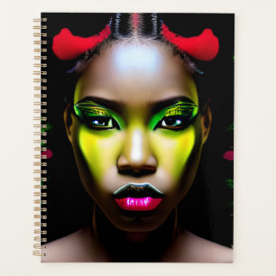 Black women African American melanin sista queen Planner