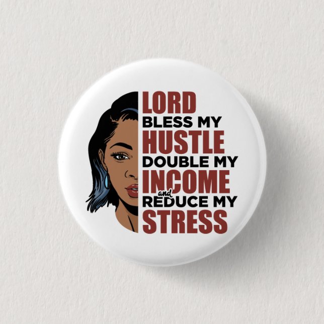 Black women African American melanin women sista 3 Cm Round Badge (Front)