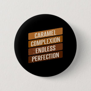 Black Women Afro Melanin Saying Black History Mont 6 Cm Round Badge