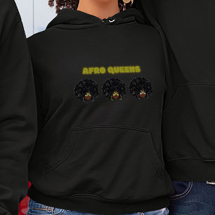 Black Women, Afro Queens - Women's Hoodie