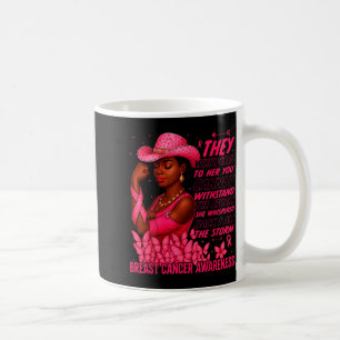 Black Women Breast Cancer Survivor Pink Ribbon Im Coffee Mug