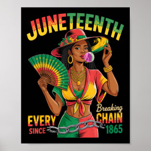 Black Women Freedom Juneteenth Remembering My Ance Poster