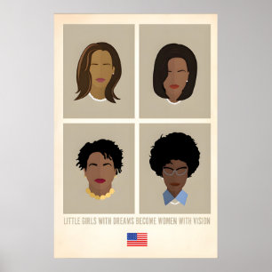 Black Women History Makers Icon Original Print