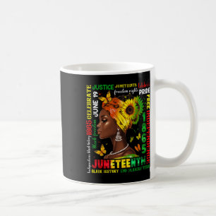 Black Women Juneteenth 1865 Celebrate Black Histor Coffee Mug
