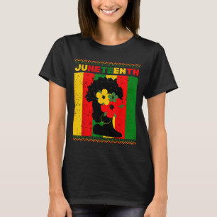 Black women juneteenth pride women black history T-Shirt