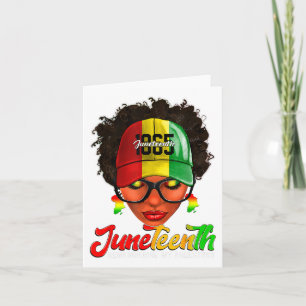 Black Women Juneteenth Remembering My Ancestors  Card
