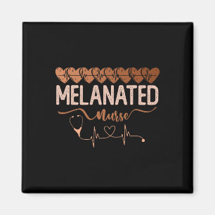 Black Women Melanated Nurse Black History Month Nu Magnet