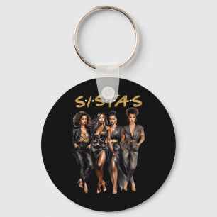 Black Women Melanin Black History African American Key Ring