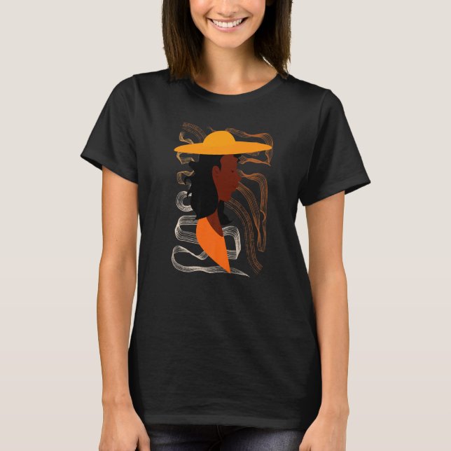 Black Women Melanin Girl International Women Day G T-Shirt (Front)