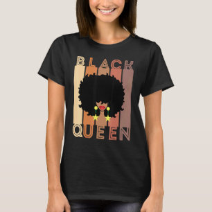 Black Women Melanin Poppin Queen Black Girl Magic T-Shirt