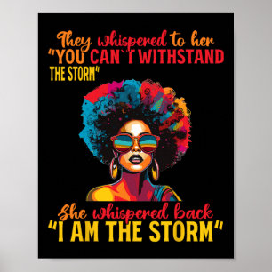 Black Women Proud African American Ladies Black Hi Poster