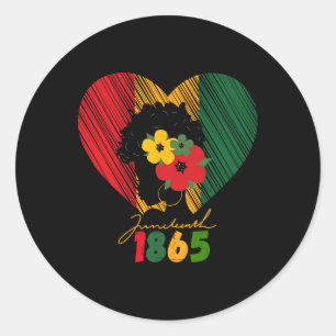 Black Women Remembering My Ancestors Classic Round Sticker