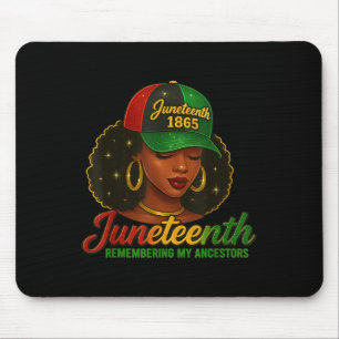 Black Women Remembering My Ancestors Juneteenth Mouse Pad