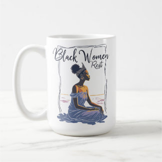 Black Women REST Coffee Mug