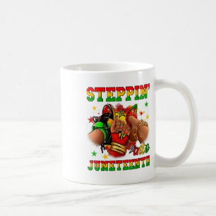 Black Women Shoes High Heels Stepping Into Junetee Coffee Mug