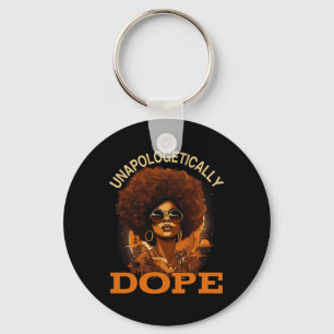 Black Women Unapologetically Drug Juneteenth Black Key Ring