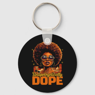 Black Women Unapologetically Drug Juneteenth Black Key Ring