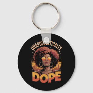 Black Women Unapologetically Drug Juneteenth Black Key Ring