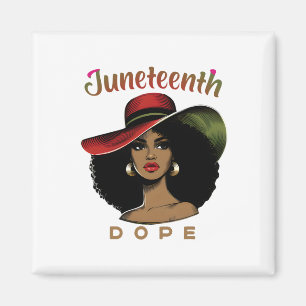 Black Women Unapologetically Drug Juneteenth Black Magnet