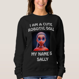 Black Women's Robotic Sweatshirt