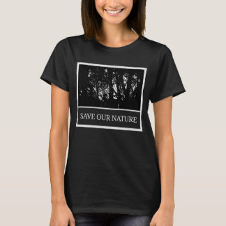 Black Women's T-Shirt – 'Save Our Nature'