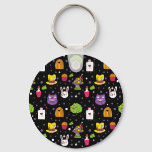 black Wonderland Key Ring