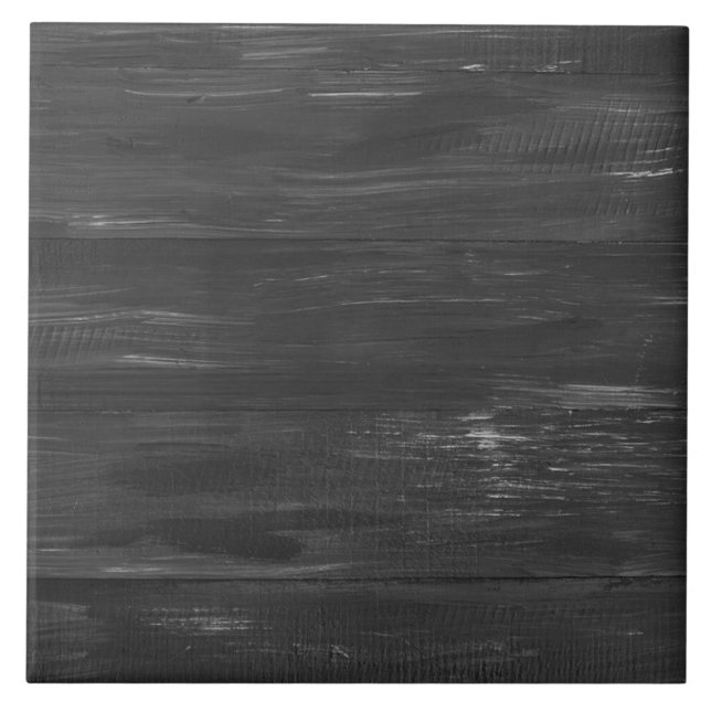 Black wood texture stripes ceramic tile (Front)