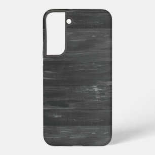 Black wood texture stripes samsung galaxy case