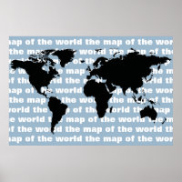 black world map