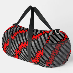 Black Wrench Pattern  Duffle Bag