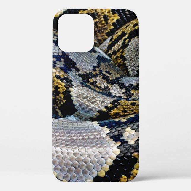 Black, yellow, and grey python Case-Mate iPhone case (Back)