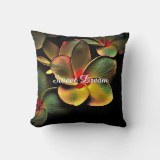 Black & Yellow floral good sleep Cushion