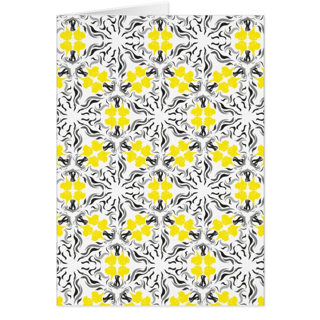 Black Yellow Great Danes (Front)