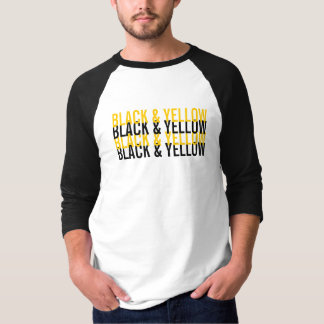 Black & Yellow Pittsburgh Love T-Shirt