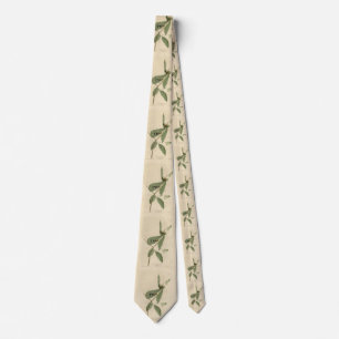 Black & Yellow Warbler, Audubon's Birds of America Tie