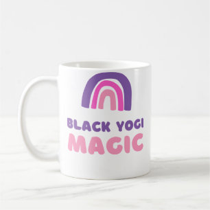 Black Yogi Magic - Yoga - Wellness - Black Girl Ma Coffee Mug