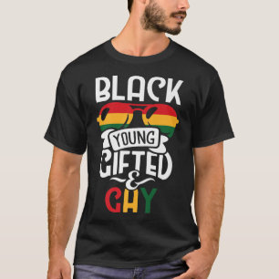 Black Young Gifted and Gay LGBT Pride Love BHM Pre T-Shirt