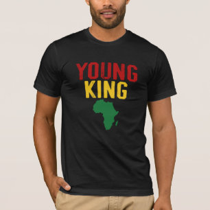 Black Young King African American Tee, BLM T-Shirt