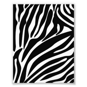 Black Zebra Print Pattern