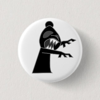 Black Zombie Bishop Button