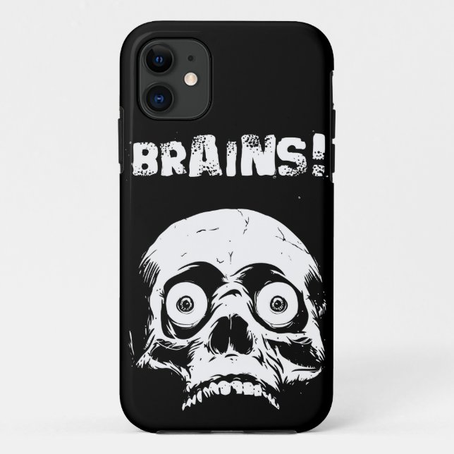 Black Zombie Brains iPhone 5  Case Romero Style (Back)