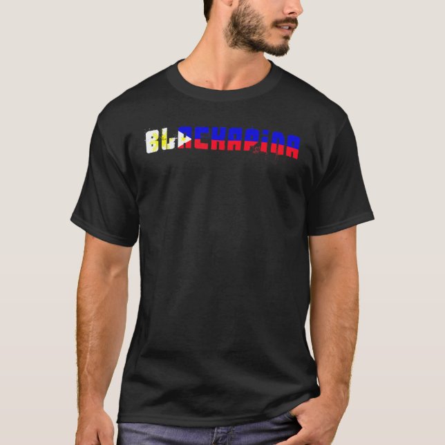 Blackapina Half Black Half Filipino Blackapino T-Shirt (Front)