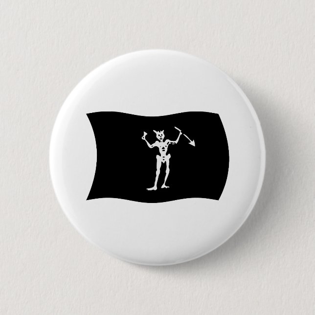 Blackbeard Flag Button (Front)