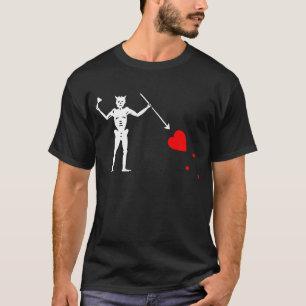 Blackbeard Pirate flag T-Shirt