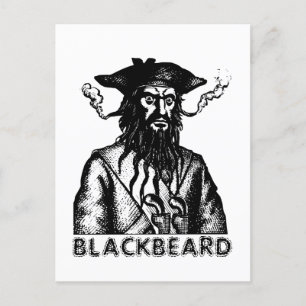 Blackbeard Postcard