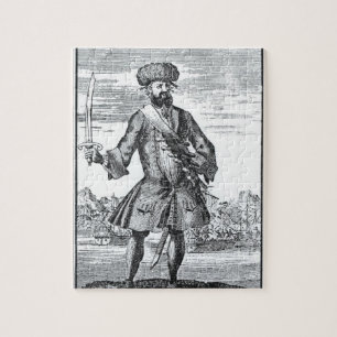 Blackbeard the Pirate, from 'A General History of Jigsaw Puzzle