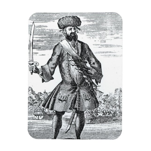 Blackbeard the Pirate, from 'A General History of Magnet (Vertical)