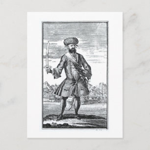 Blackbeard the Pirate, from 'A General History of Postcard